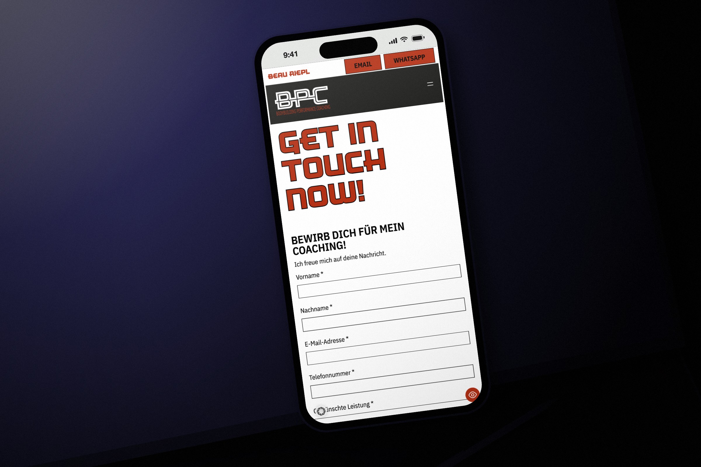 Website Mobil – BPC