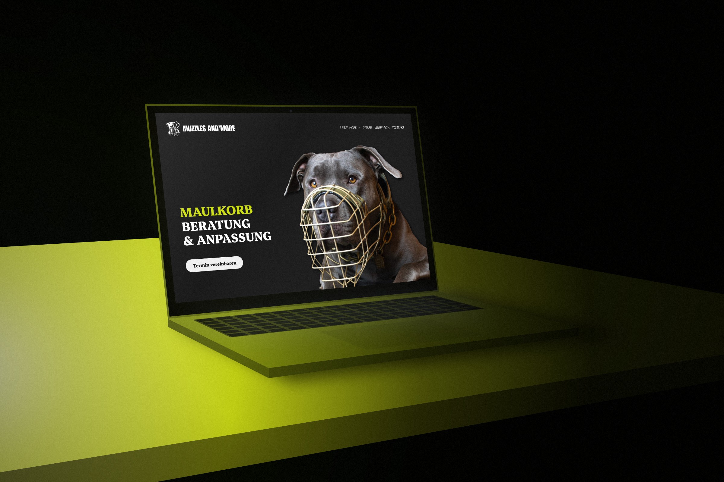 Website Desktop – Muzzles and More