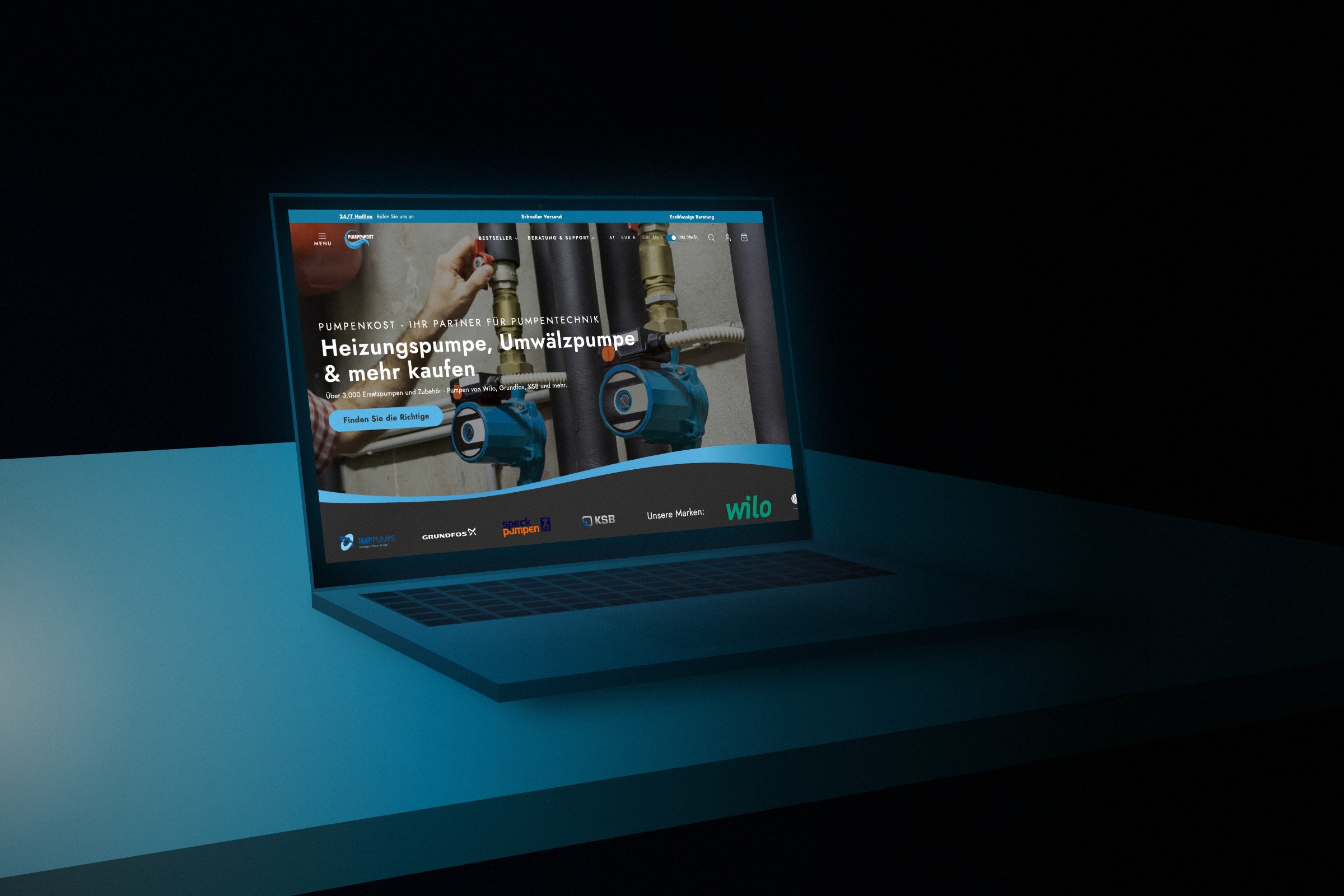 Website Desktop – Pumpenkost