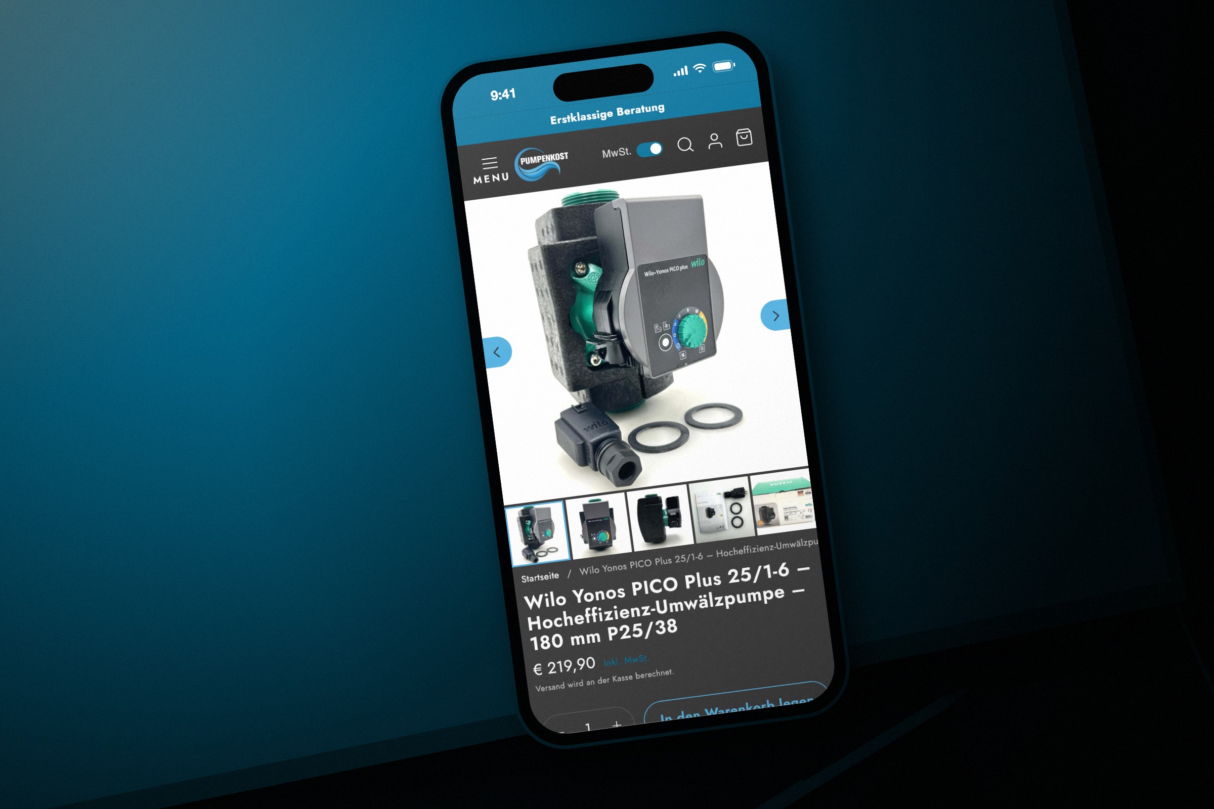 Website Mobil – Pumpenkost