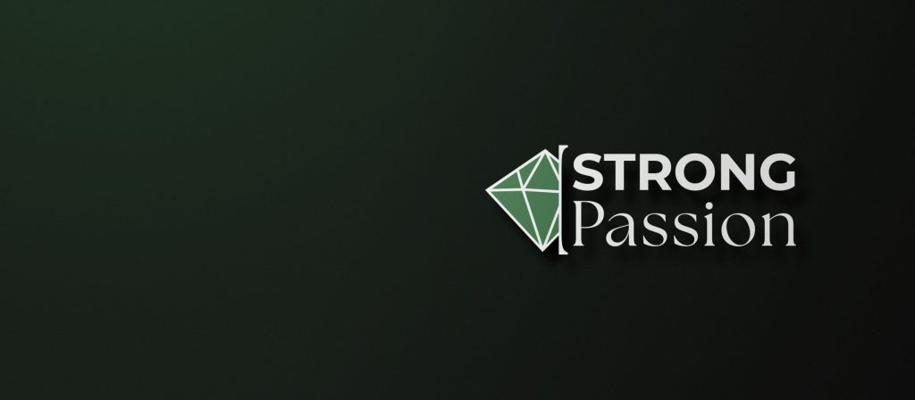 Logo Strong Passion – Branding von ROMEDIA design
