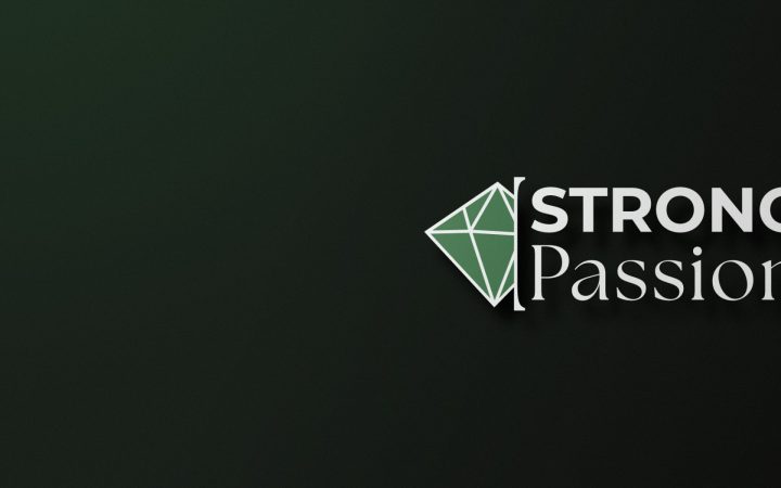 Logo Strong Passion – Branding von ROMEDIA design