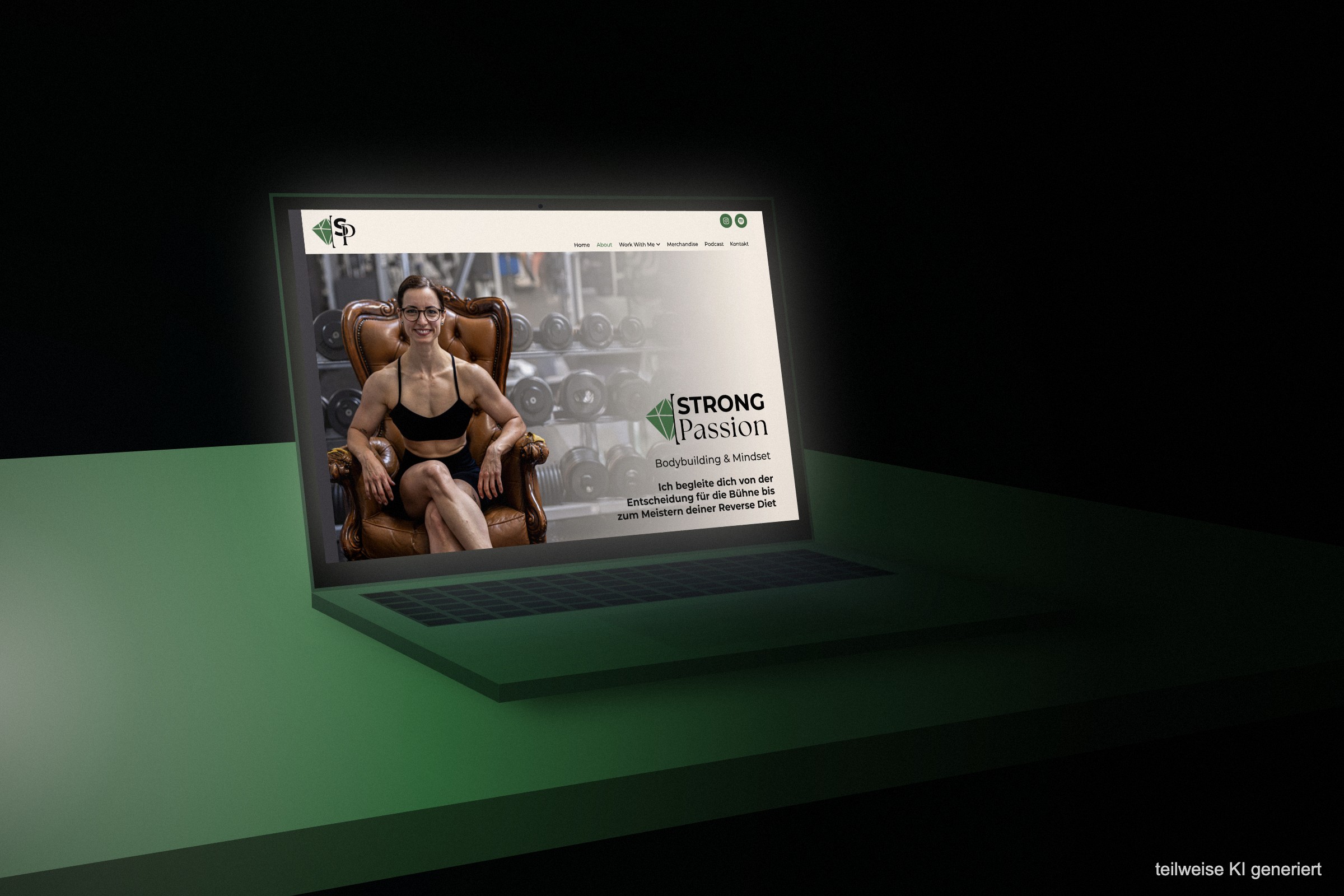 Website Desktop – Strong Passion